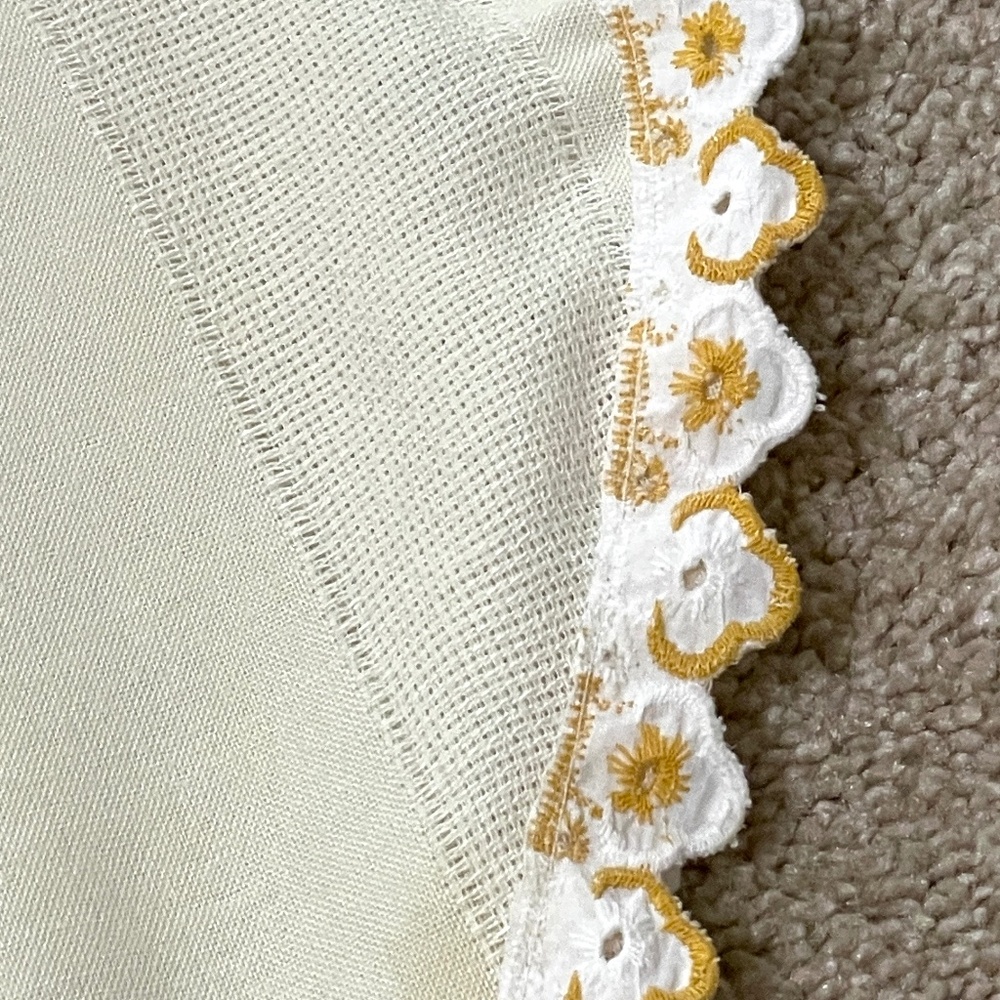 Hand Crafted Cream and Gold Blouse from vintage textiles - Picture 2 of 11